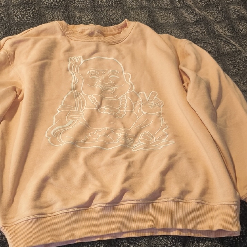 Peach Buddha Graphic Sweater